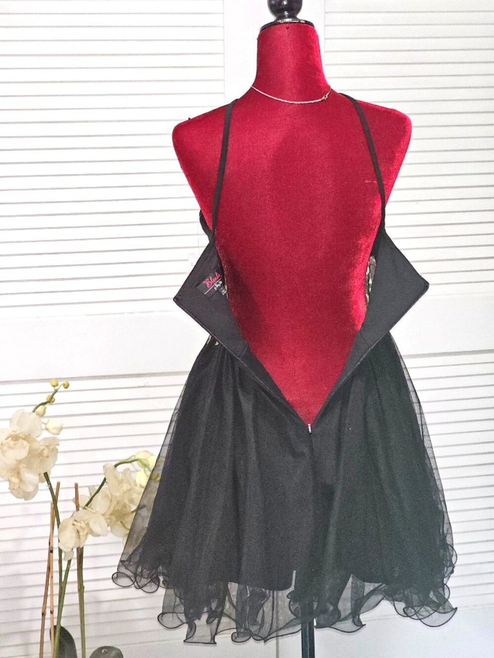 NWT Blondie Nites Stacy Sklar Dress 3 Embroidered Floral Fairycore Sz 7 169 - Picture 10 of 14